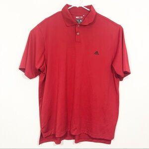 Adidas Climalite Red Golf Polo Shirt Size XXL